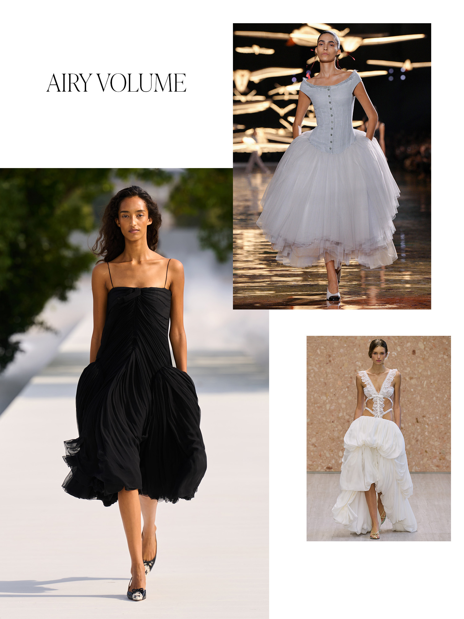 Dress trends on the spring/summer 2027 runways.