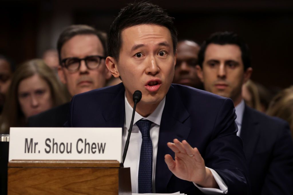 Shou Zi Chew, CEO of TikTok, testifies before the Senate Judiciary Committee 