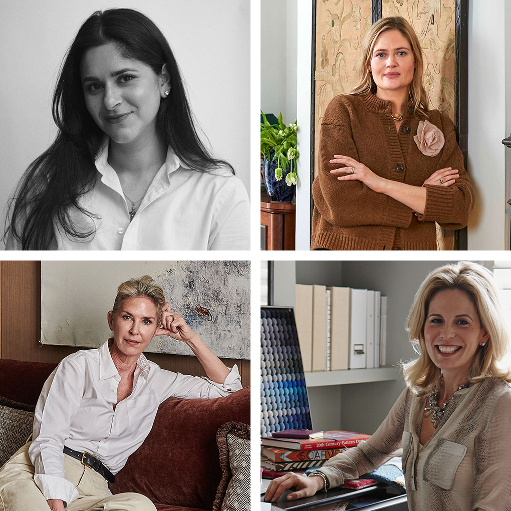 Clockwise from top left: Anahita Rigby, Charlie Porter, Jennifer Manners and Henri Fitzwilliam Lay 