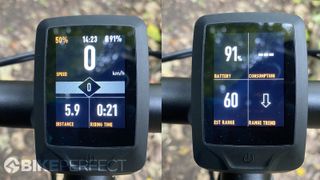 Ebike system display on the Specialized Turbo Tero 3.0