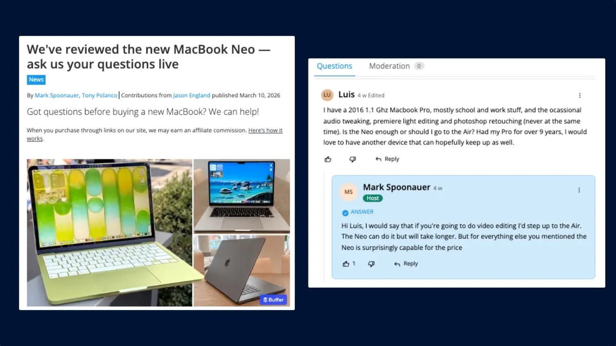 The new Tom's Guide Q&amp;amp;As