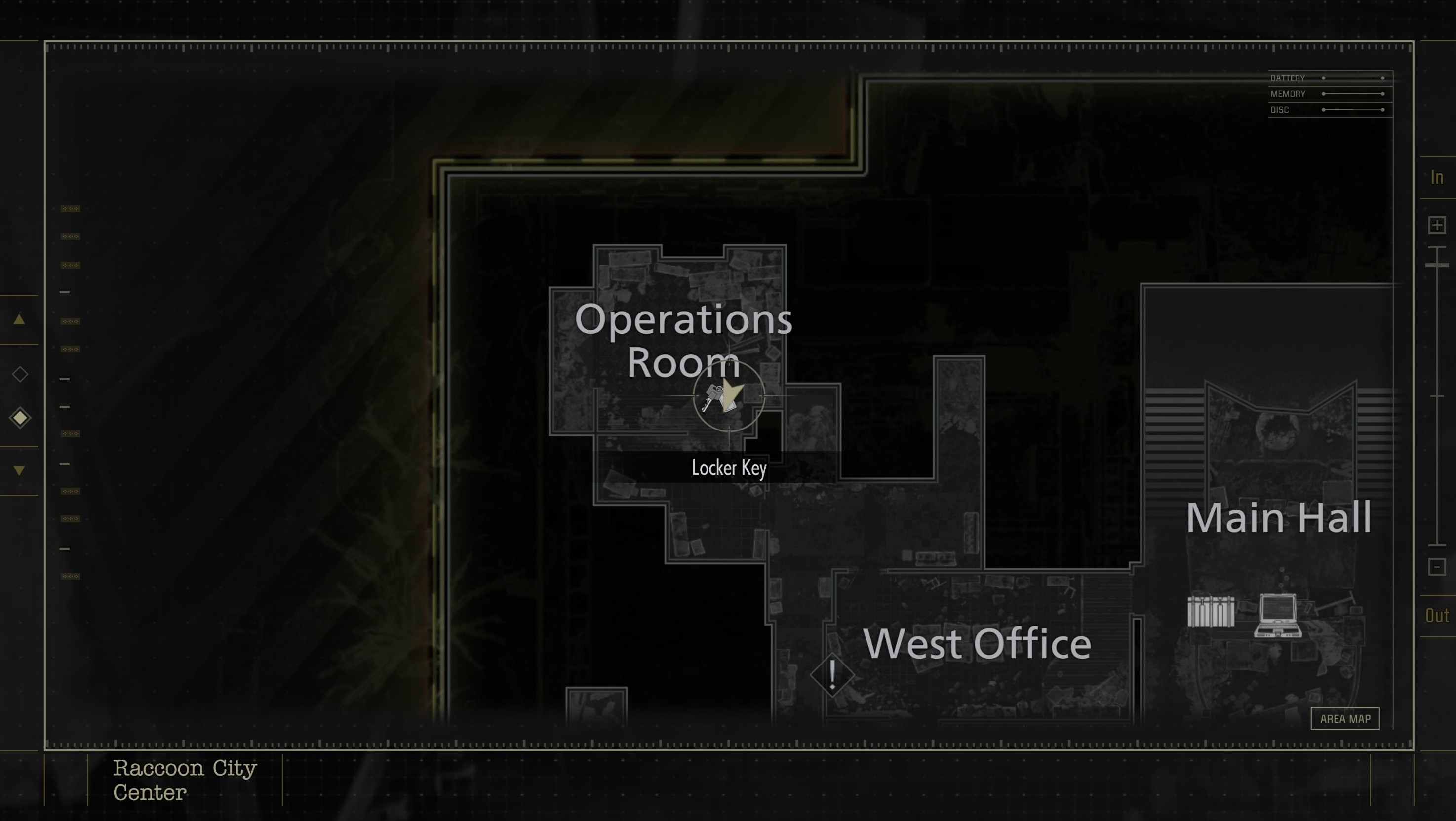 Resident Evil Requiem scavenger hunt - Operations Room