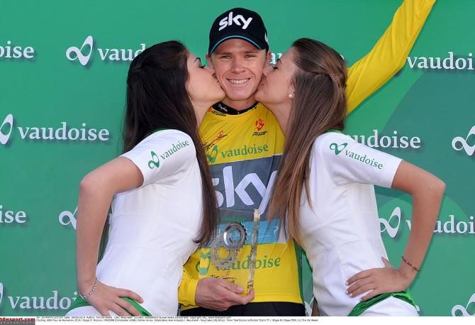 Overall winner Chris Froome