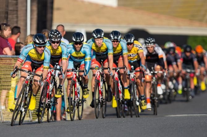 Team Smart Stop doing all the work to reel in the break.