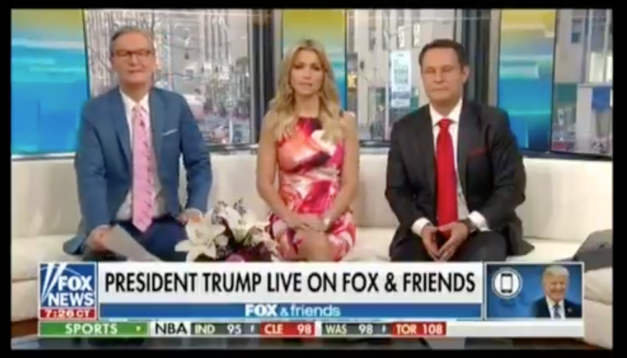 Donald Trump on Fox &amp;amp; Friends.