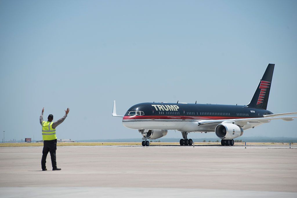 Trump airplane