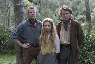 Russell Tovey, Myana Buring and Julian Rhind Tutt star in Banished (BBC)