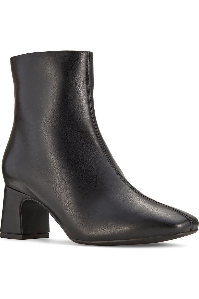 Fernie Croc Embossed Leather Bootie