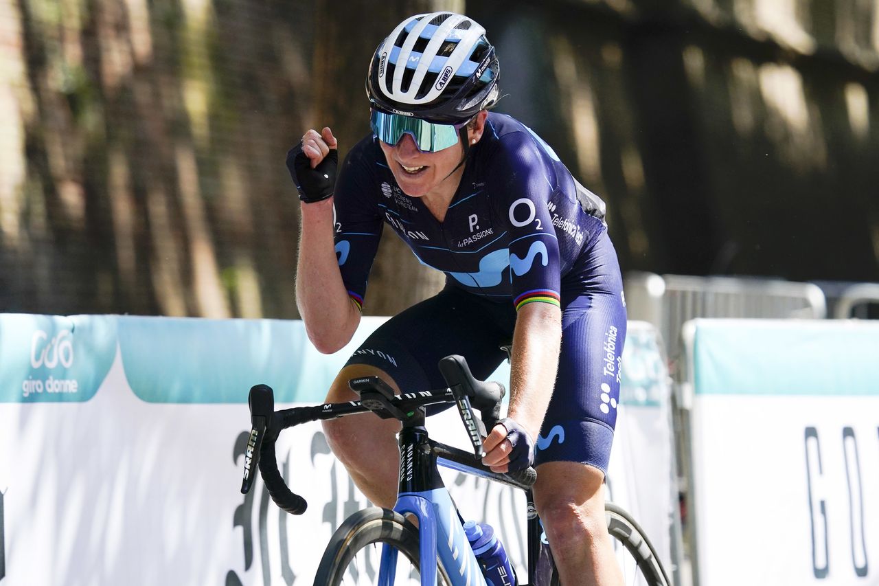 Giro d'Italia Donne 2022 - 33rd Edition - 4th stage Cesena - Cesena 120,9 km 04/07/2022 - Annemiek Van Vleuten (NED - Movistar Team) - photo Massimo Fulgenzi/PMG Sport/SprintCyclingAgency&Acirc;&copy;2022