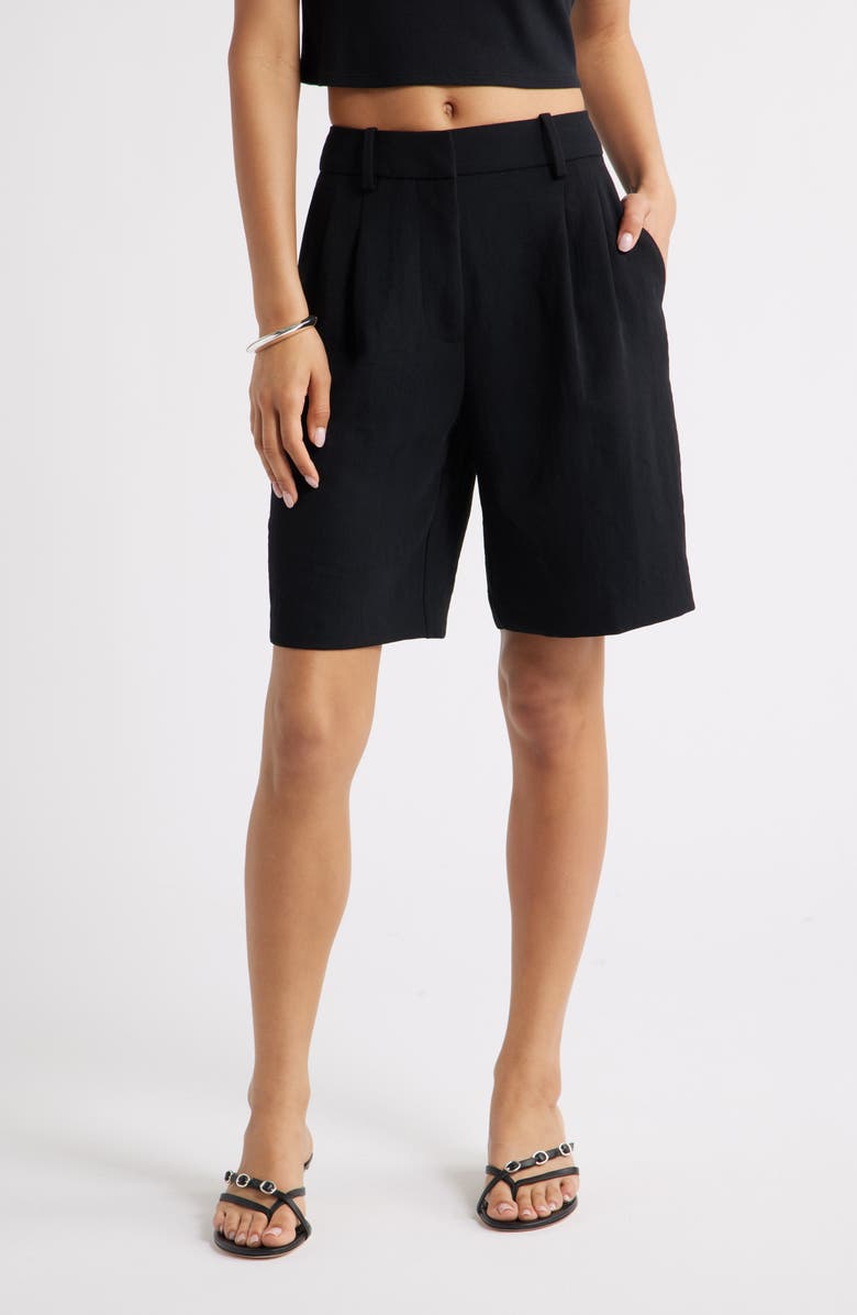 The Curator Pleated Bermuda Shorts