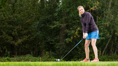 Focussing over the ball can be hard with ADHD, your mind jumps about. Having a pre-shot routine helps to quieten it and fix your focus on the job in hand
