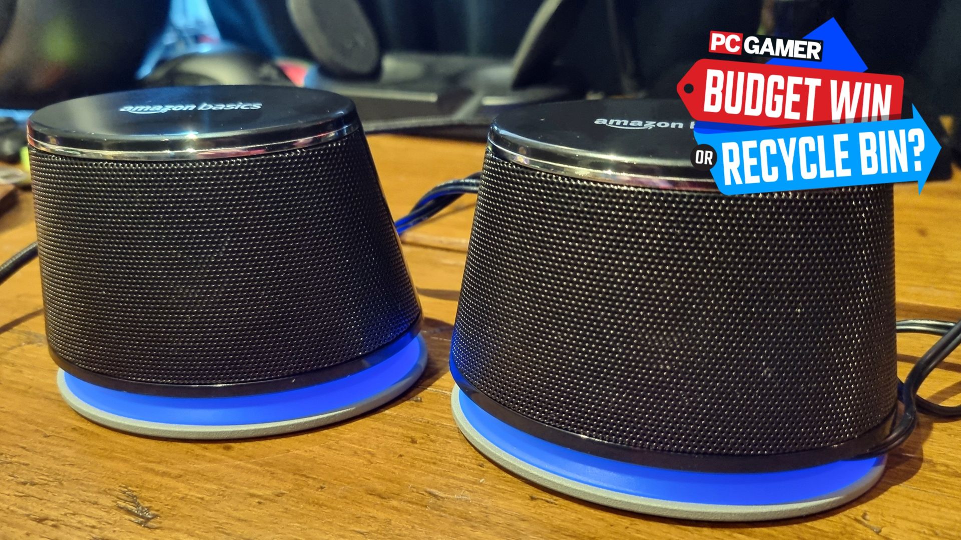 Amazon's $25 self-propelling speakers gave me the giggles as they tried to walk off the edge of my desk, and that's almost worth the price of entry alone