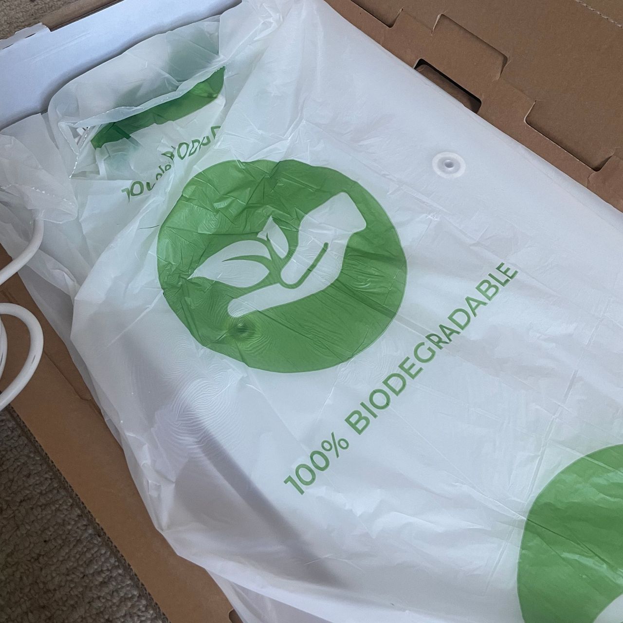 Aeno Premium Eco Smart Heater wrapped up in biodegradable packaging