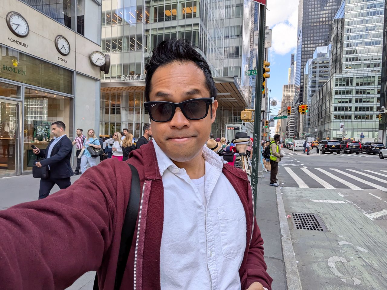 Google Pixel 8a selfie sample.