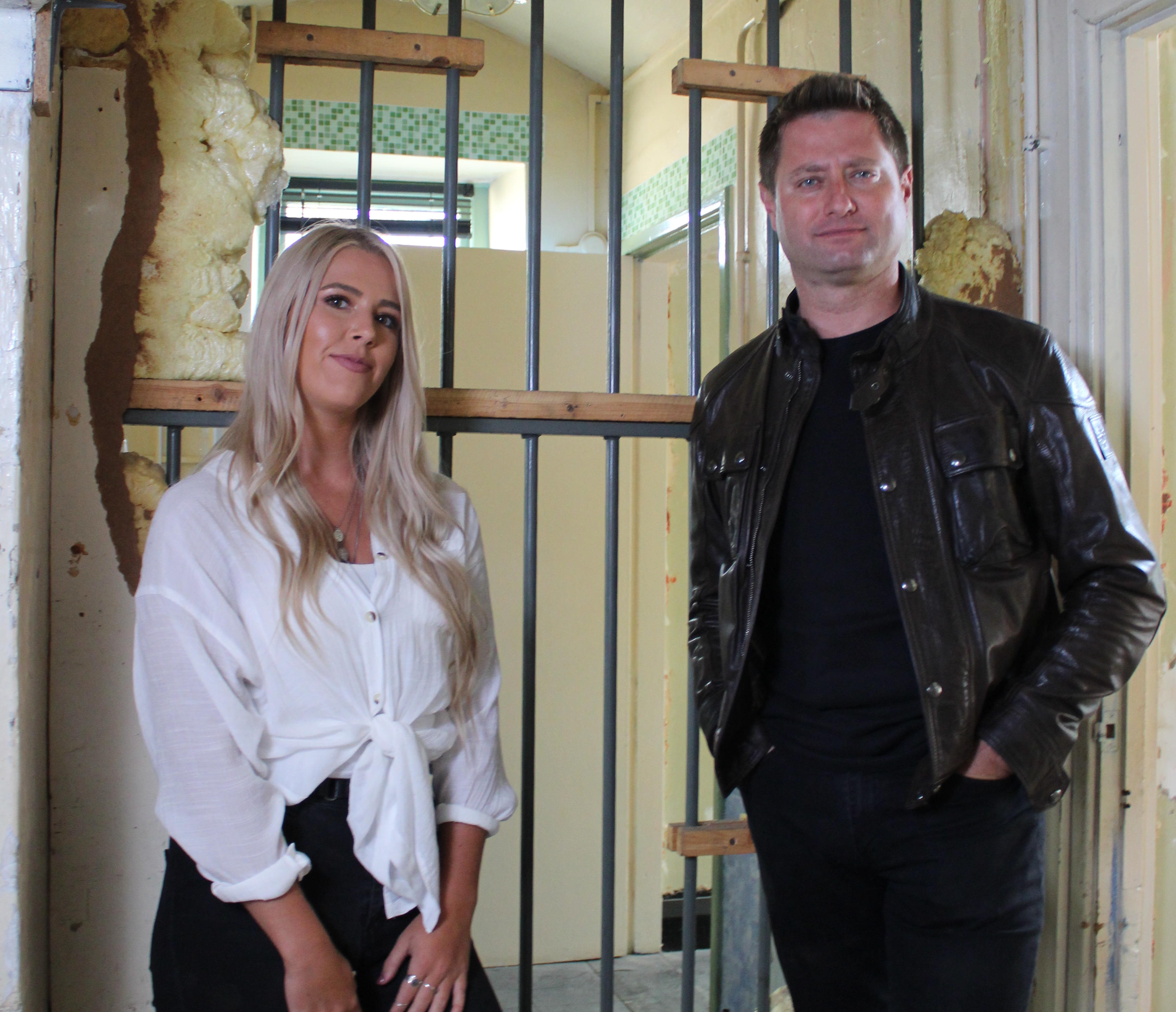 TV tonight George Clarke and homeowner Rachel.