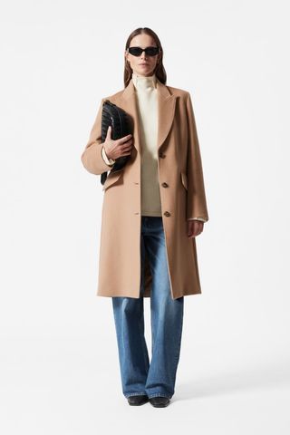 Tailored Single-Breasted Coat