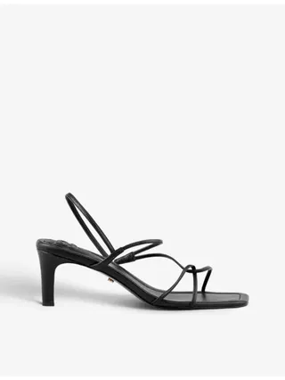 Faye Strappy Leather Heeled Sandals