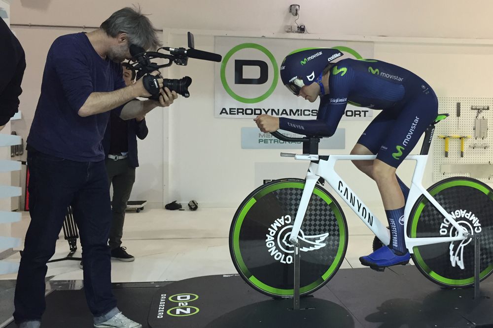 The testing is filmed in order to analyse every angle