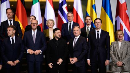 European leaders and U.S. envoys Steve Witkoff and Jared Kushner meet in Berlin to discuss Russia-Ukraine peace plan