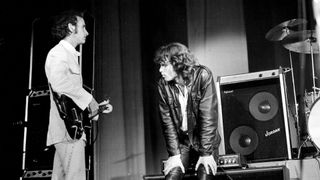 Robby Krieger with his stolen Gibson SG Special and Jim Morrison