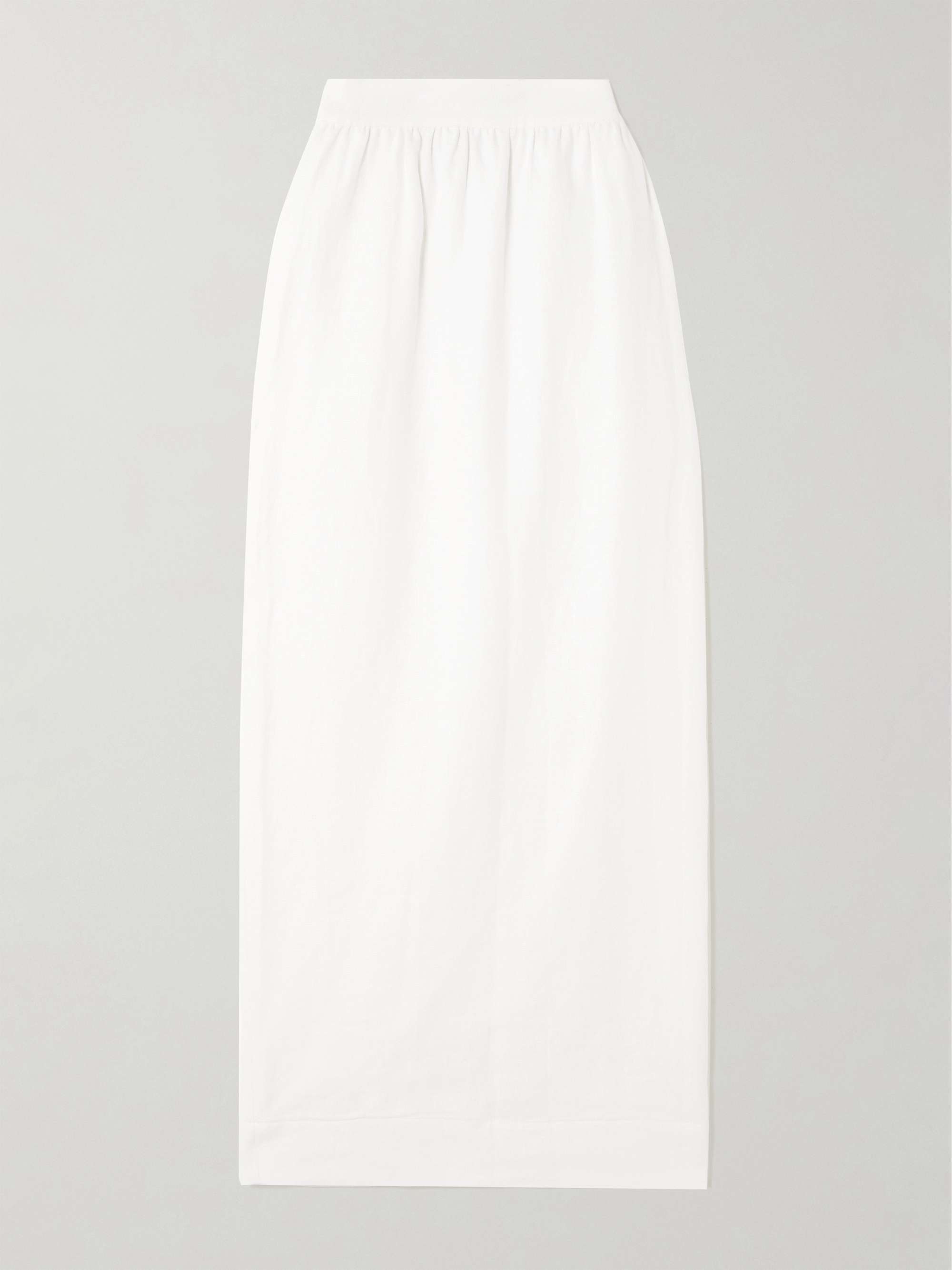 Emma Linen Midi Skirt