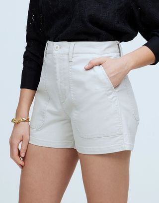 Madewell The perfect classic anti-fatigue shorts in grey