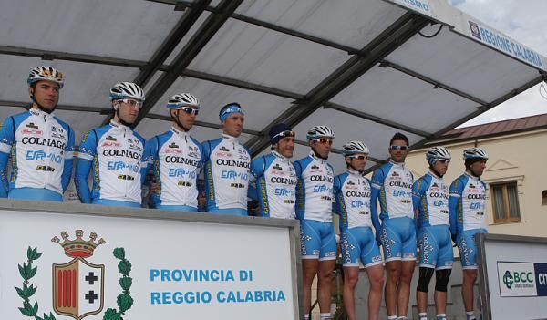 The Colnago CSF Inox squad