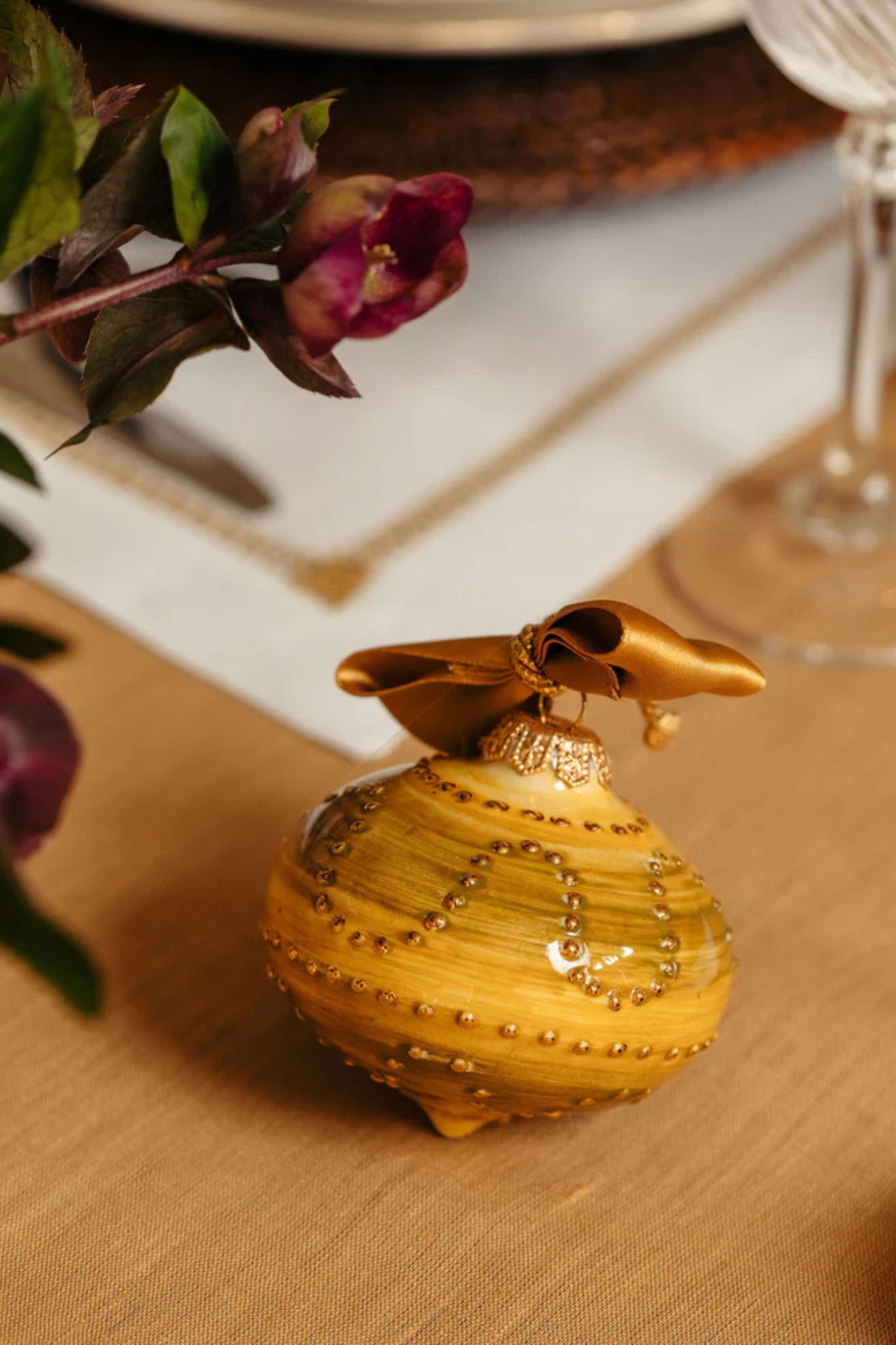 Rebecca Udall, Chiara Bauble in Gold/Amber