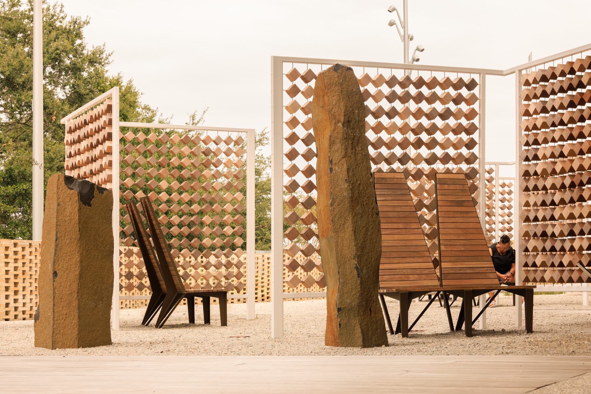 work and interior of office of landscape architect Walter Hood