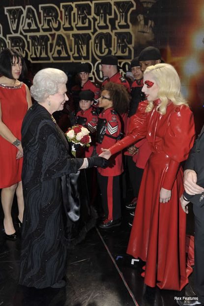The Queen and Lady Gaga - Royal Variety Performance - Fashion - Marie Claire