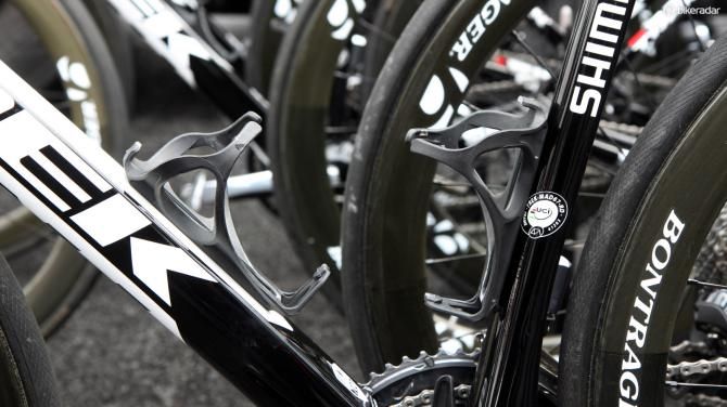 Trek BAT cages are lightweight and hold bottles tightly
