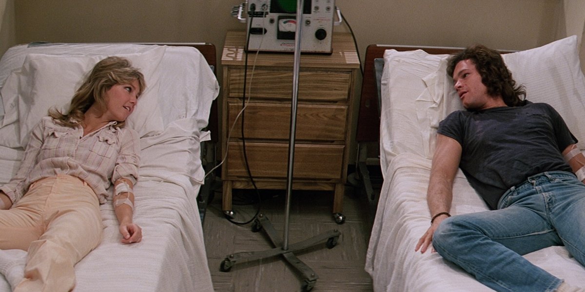 Heather Locklear and David Keith in Firestarter