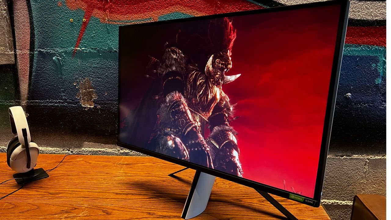 Sony Inzone M9 Monitor on a desk.