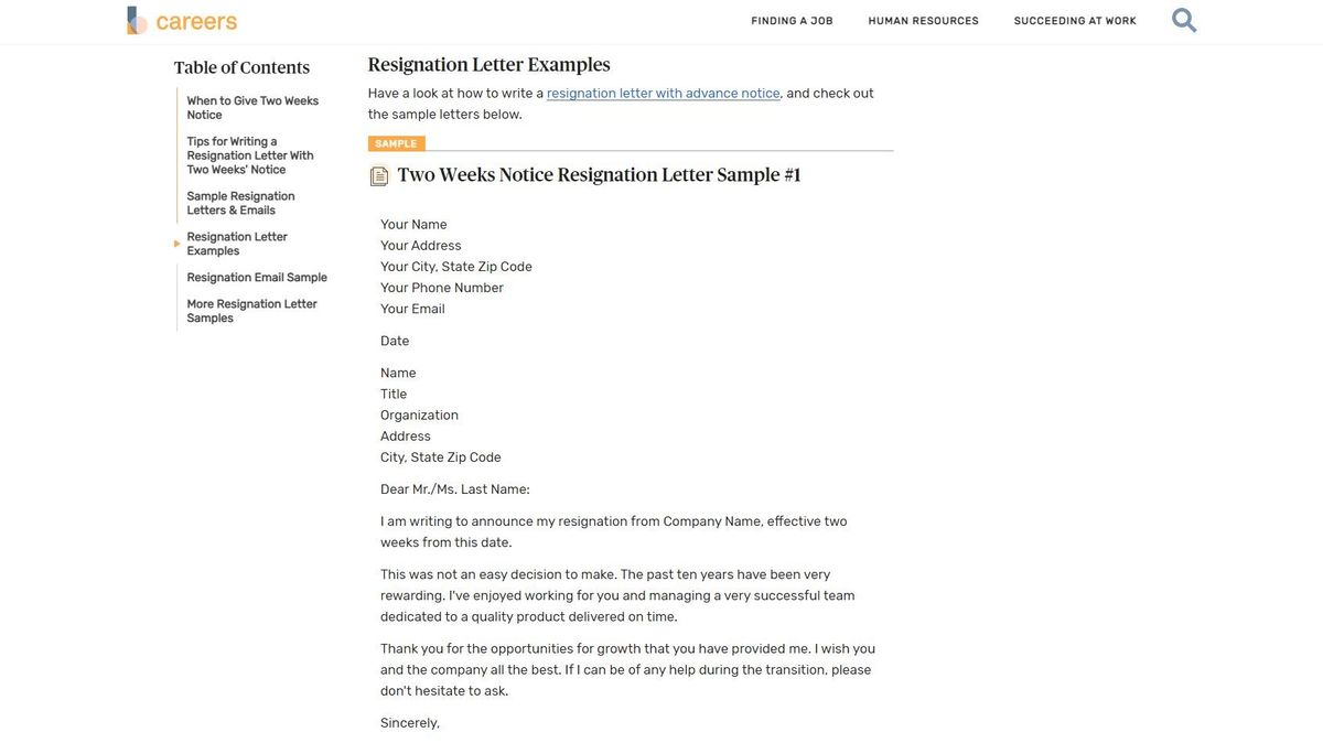 Five inspiring two weeks' notice templates | TechRadar