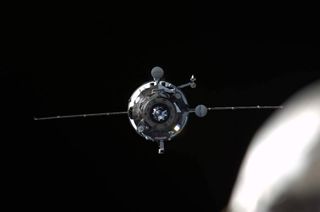 Russia's Progress 62 cargo ship arrives at the International Space Station on Dec. 23, 2015 delivering food, supplies and other equipment just in time for Christmas.