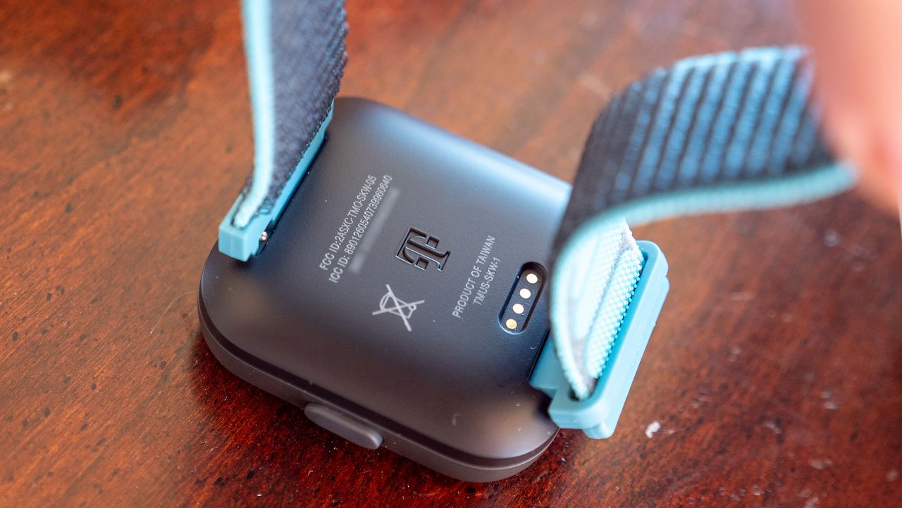 The underside of the T-Mobile SyncUP Kids Smartwatch