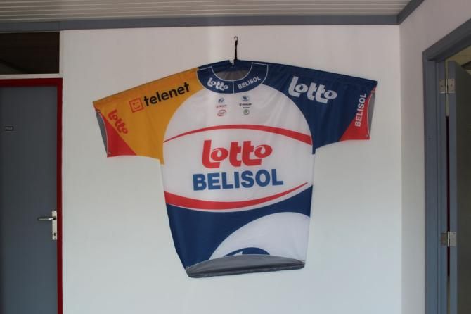 Visitors are welcomed by a large version of the 2013 jersey