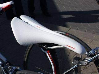 Extended areas on the sides of the new Specialized Chicane are said to provide a more solid platform for the legs to push off of for greater power output.