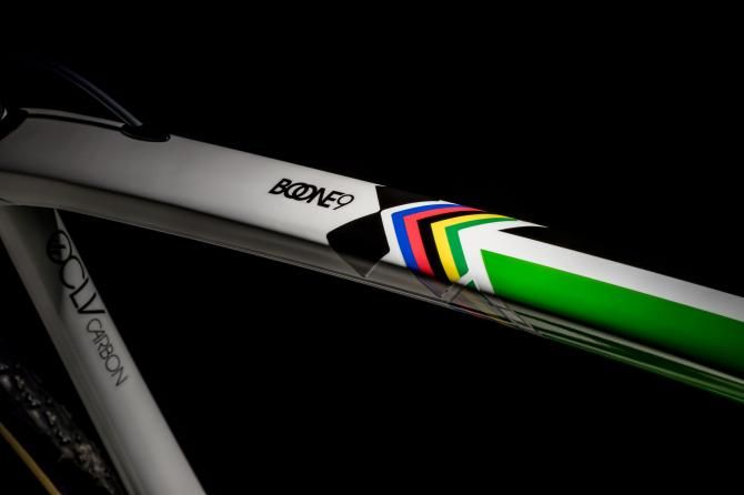 The top tube on the Trek says it all