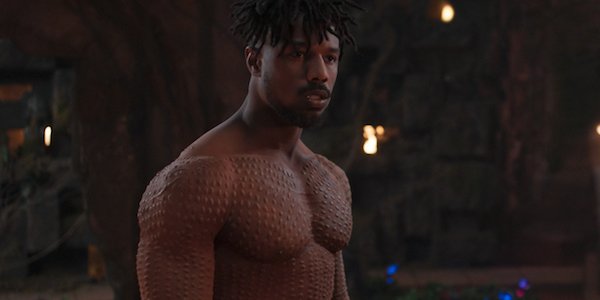 Michael B Jordan Black Panther Erik Killmonger scars