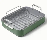 Caraway 16x13 Nonstick Roasting Pan with Rack Caraway 16x13 Nonstick Roasting Pan with Rack