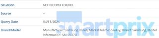 The supposed model number of the Galaxy S25 "Slim" has reportedly appeared in a database listing.