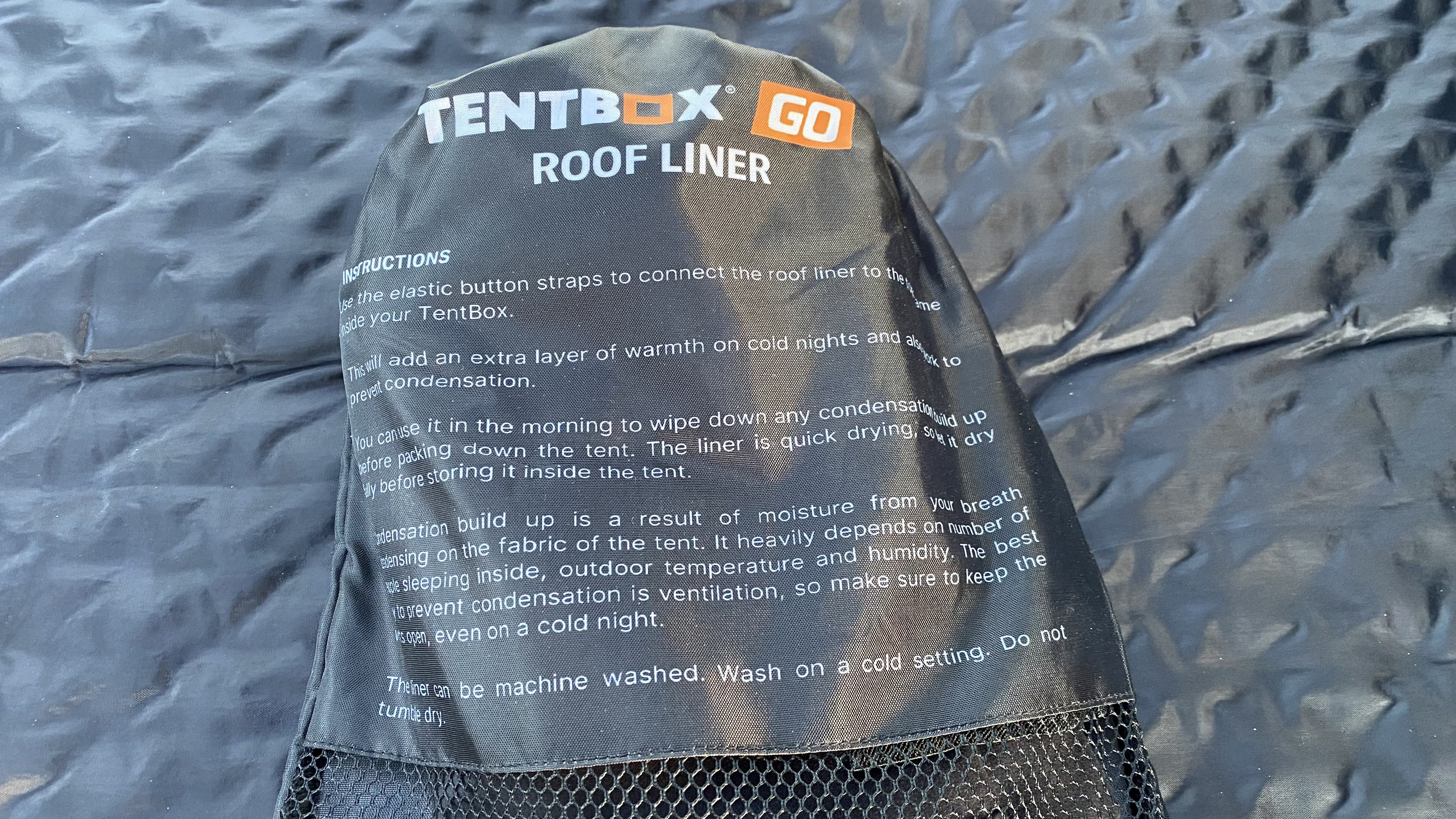 The roof liner for the TentBox Go