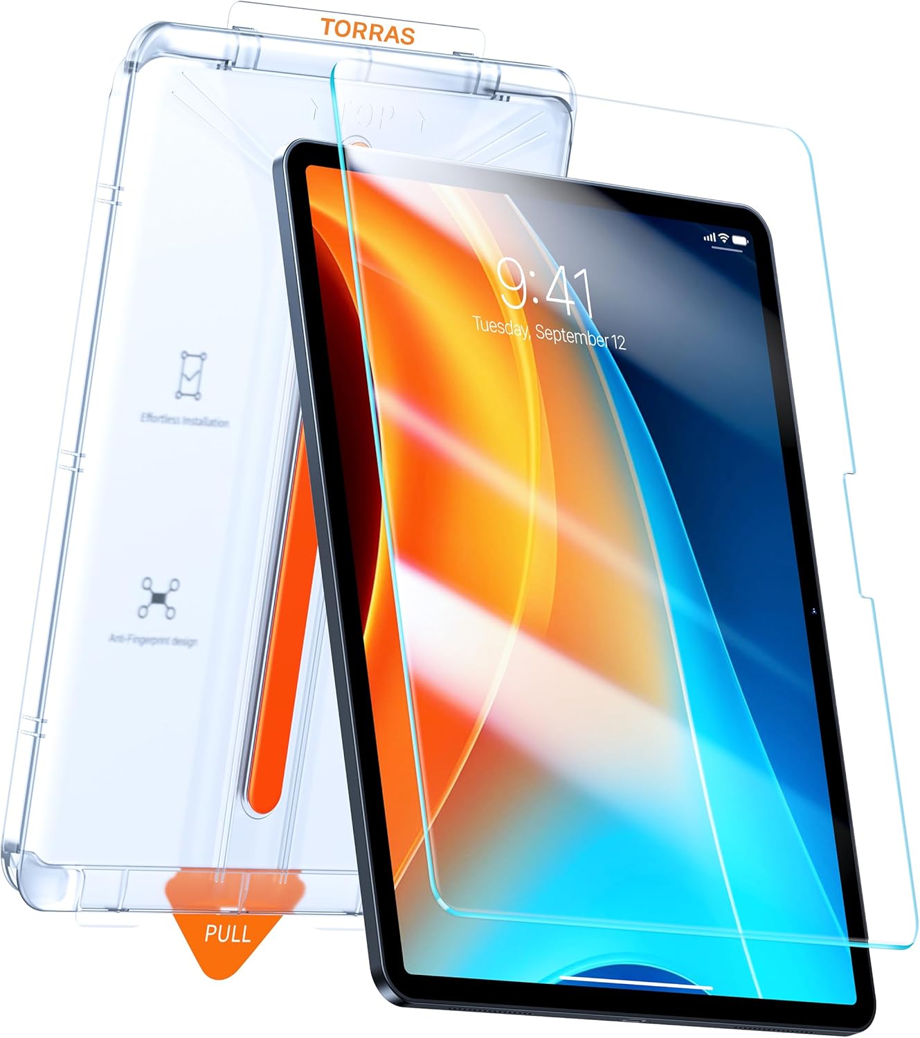 Product shot of TORRAS Military Grade Shatterproof screen protector