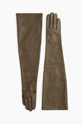 H&M Long Leather Gloves