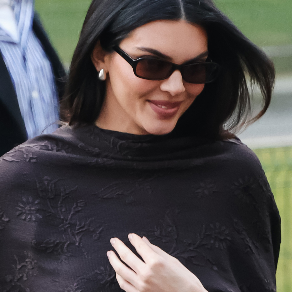 Kendall Jenner brought sleek, understated drama to the Milan Fashion Week for the Fall/Winter 2026/2027 season, stepping out in a head-to-toe black look for the Emporio Armani show.