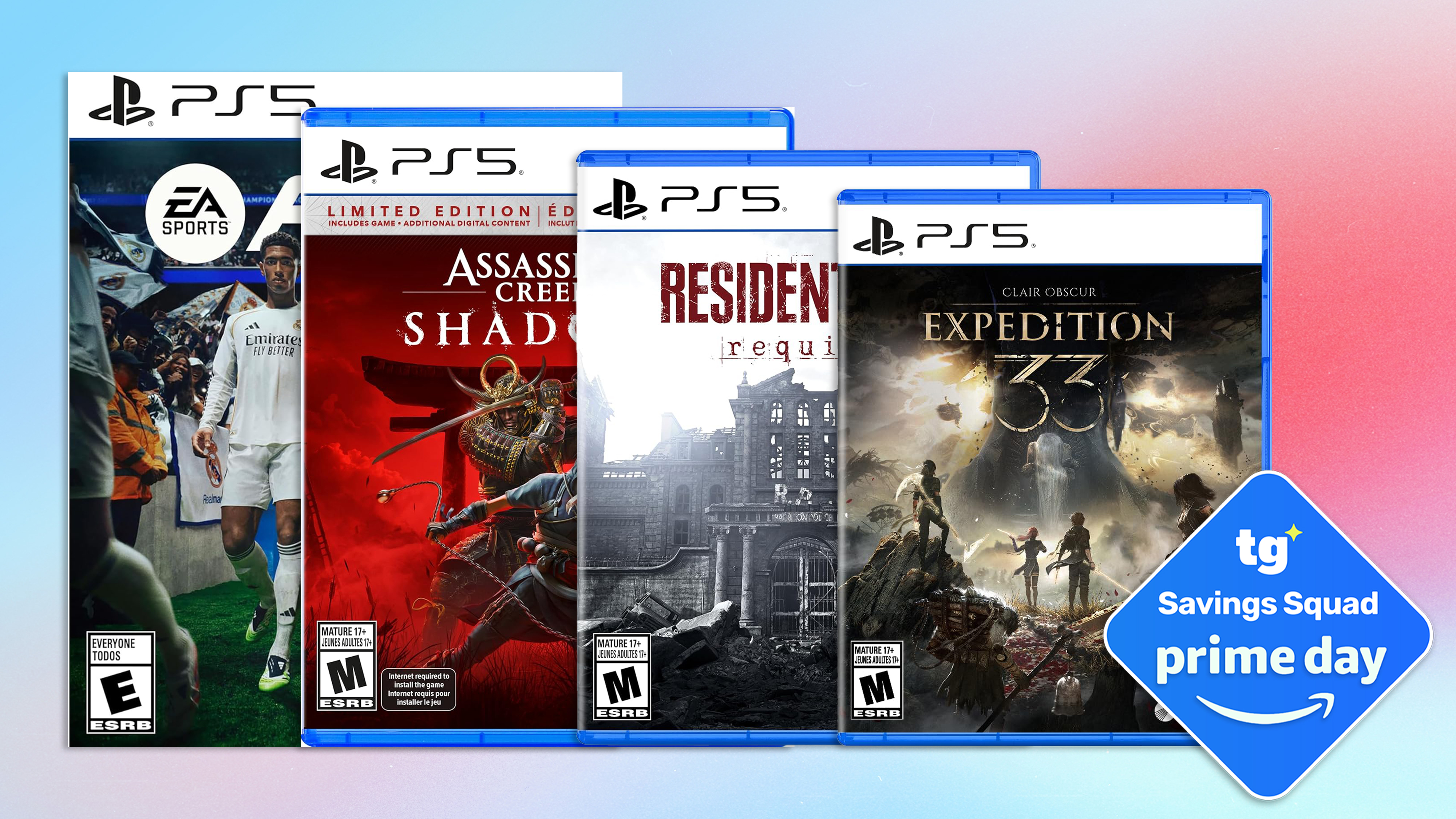 A selection of PS5 games