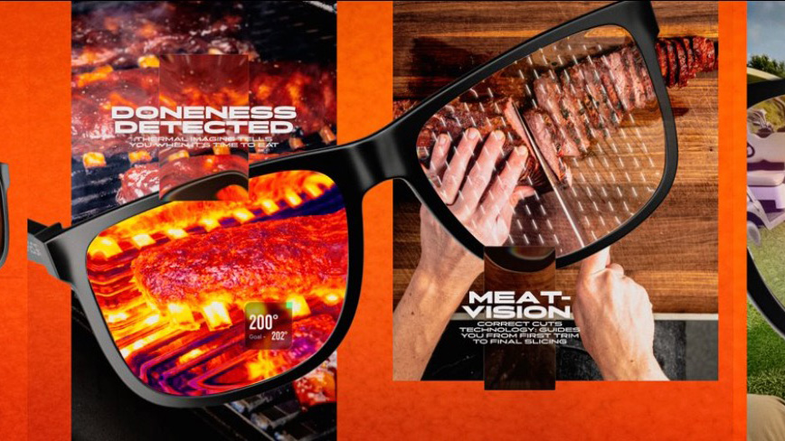 Traeger AI meat glasses April Fools' Day