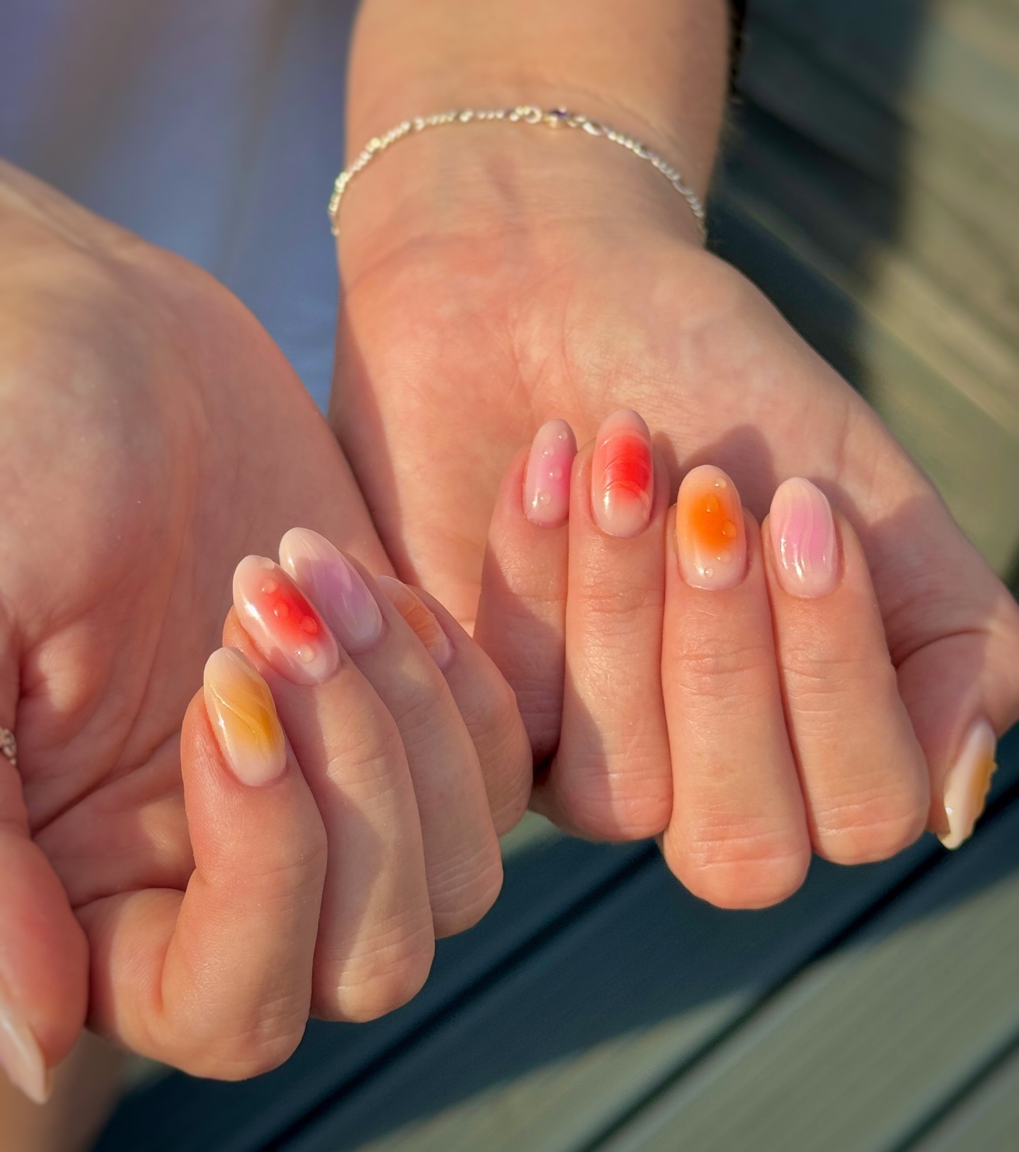 3D aura nails.