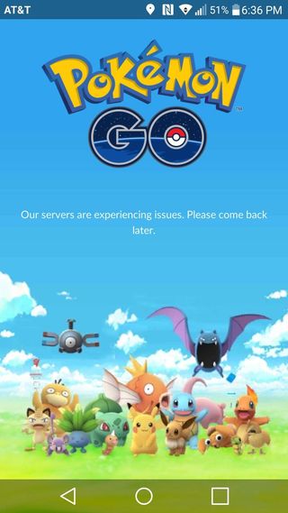 Pokemon Go Server Issues
